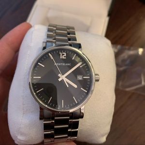 Mont Blanc men’s watch stainless steel.